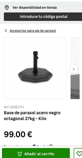 Parasol 3 metros 