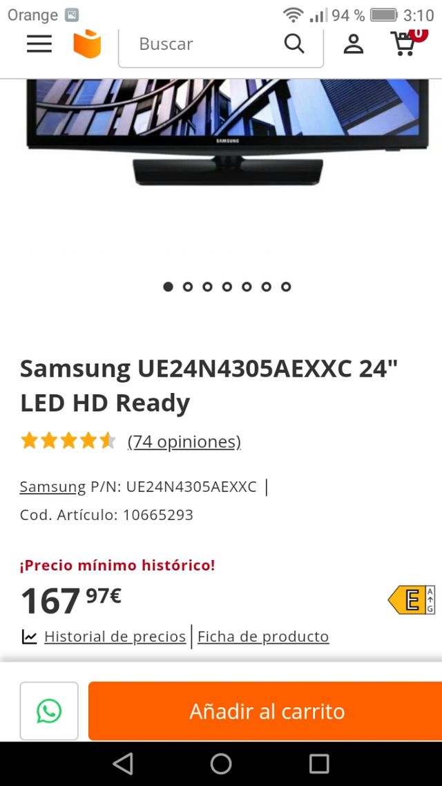 Tv Samsung 24 LED HD ready