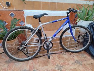 Bicicleta montaña azul 18 marchas