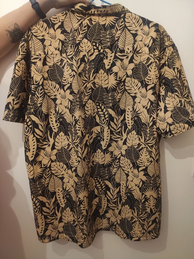 Camisa estampada manga corta Tiwel