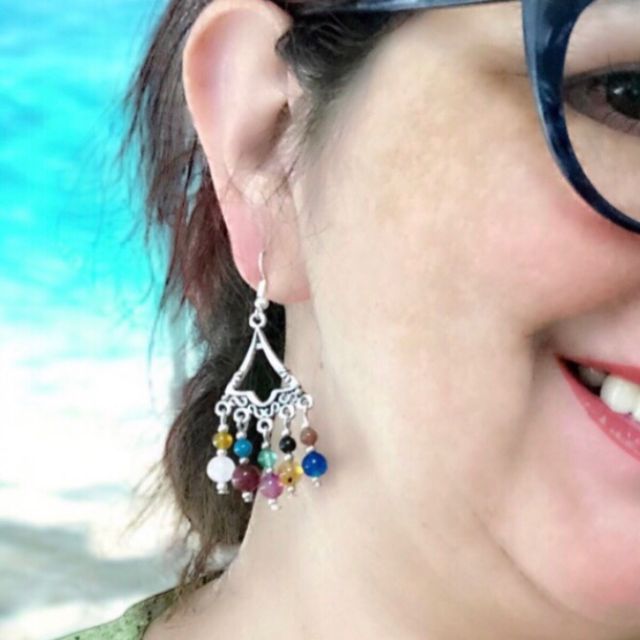 Pendientes de ágatas