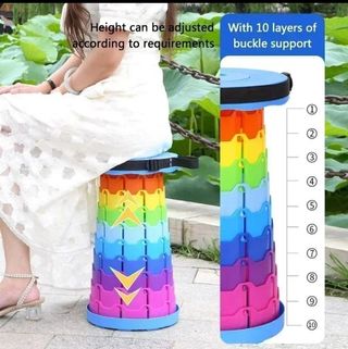 Taburete plegable portátil a estrenar