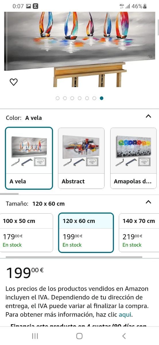 CUADRO BARCOS DE VELA