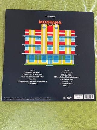 Vinile yung snapp autografato