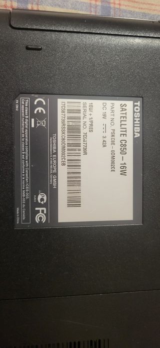 Portátil Toshiba Satélite i3-2310M 