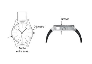Correa reloj 18 mm silicona color lavanda