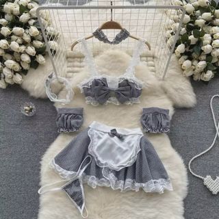 Vestido de noche plisado con tirantes para mujer