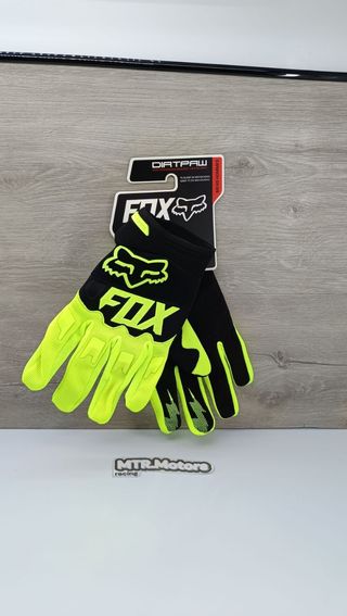 ✔️Guantes Fox Dirtpaw Fluor Tallas: S/M/L/XL/XXL
