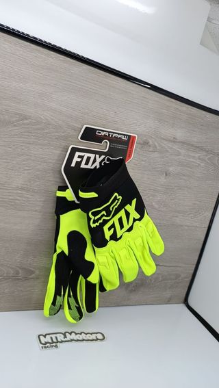 ✔️Guantes Fox Dirtpaw Fluor Tallas: S/M/L/XL/XXL
