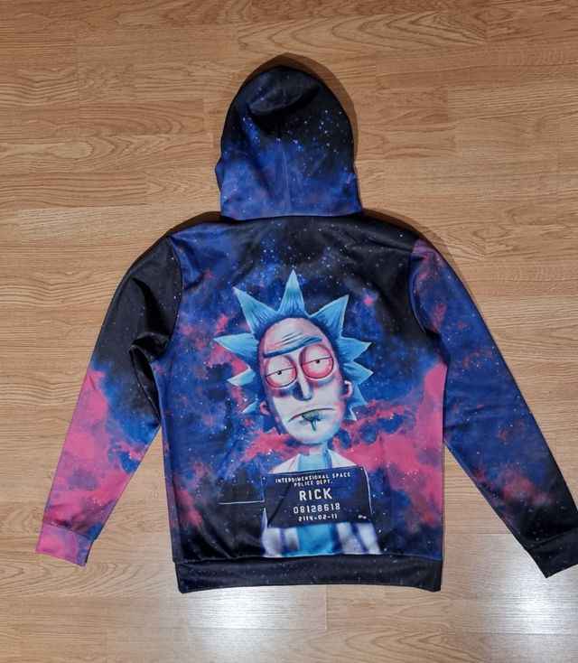 Sudadera con capucha Rick y Morty