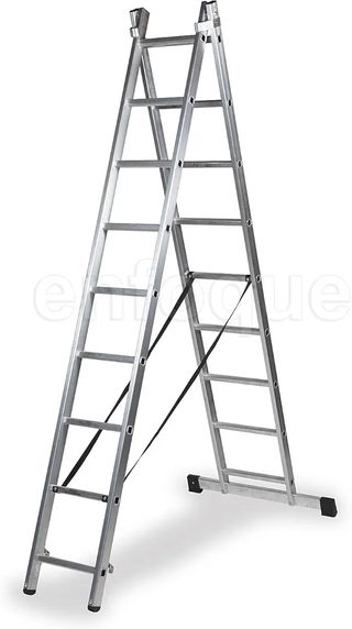 Escalera 2 tramos de 18 peldaños