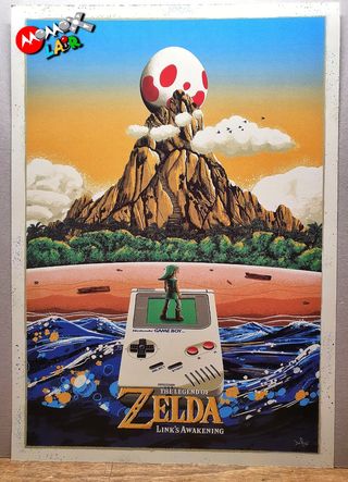 Zelda Link's Awakening Poster A3