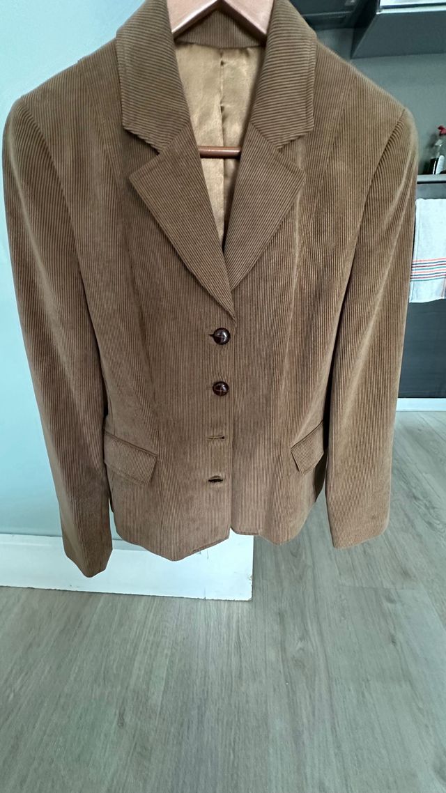 Blazer marrón de pana mujer “RNT”