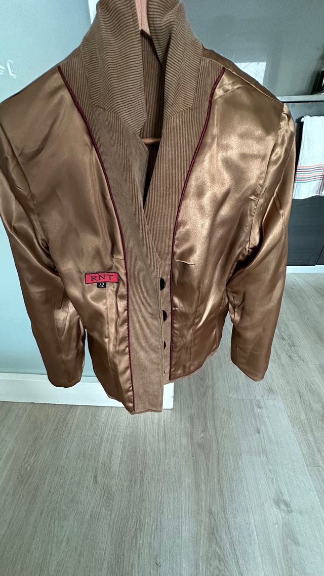 Blazer marrón de pana mujer “RNT”