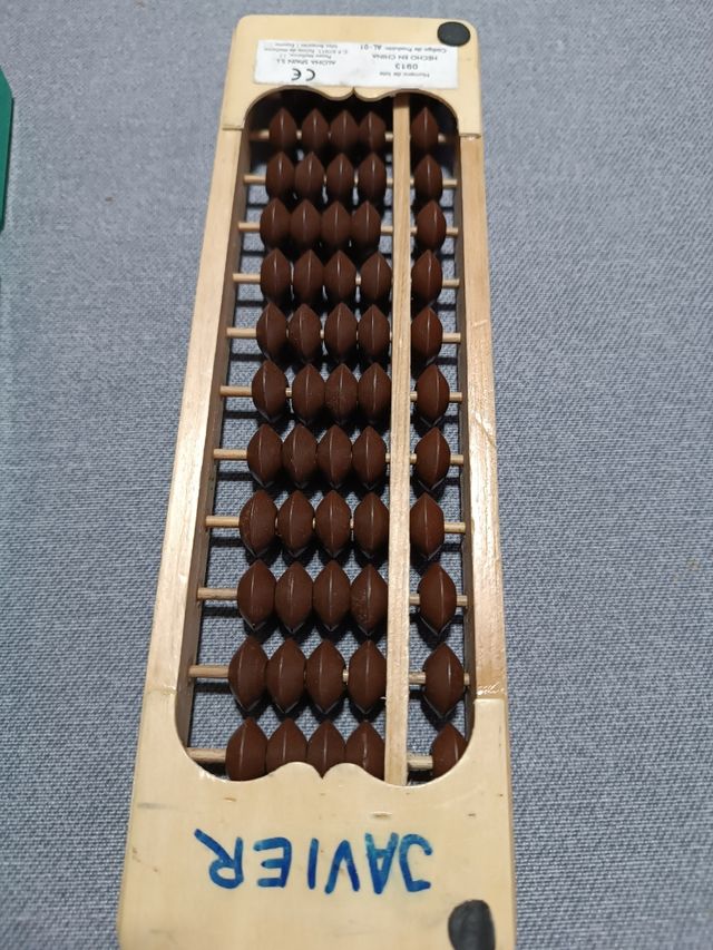 Mochila y ábacos Aloha