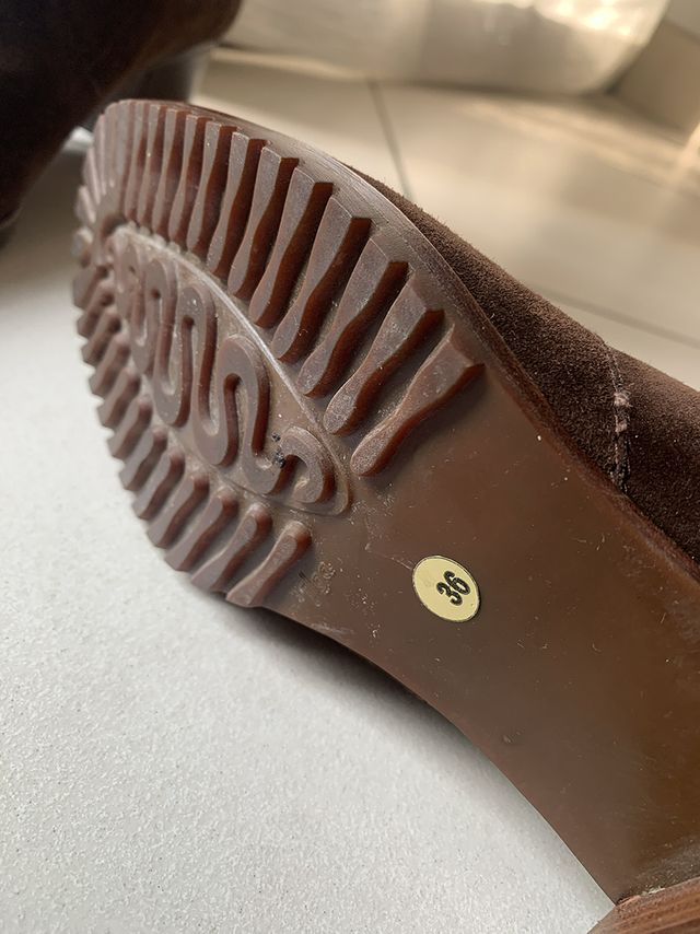 stivaletti camoscio, lapel, lana