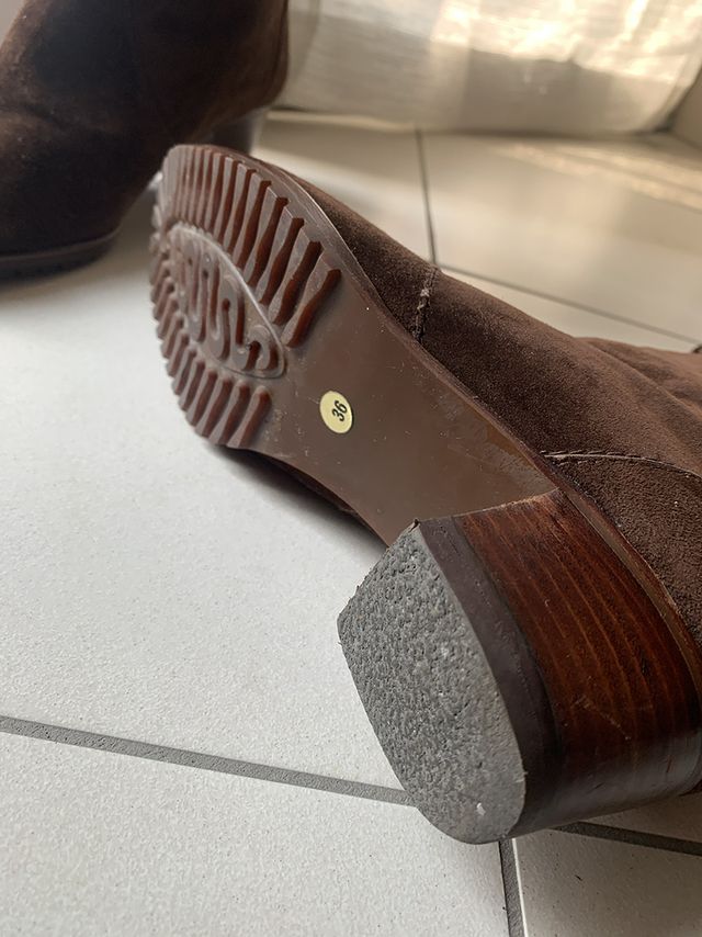 stivaletti camoscio, lapel, lana