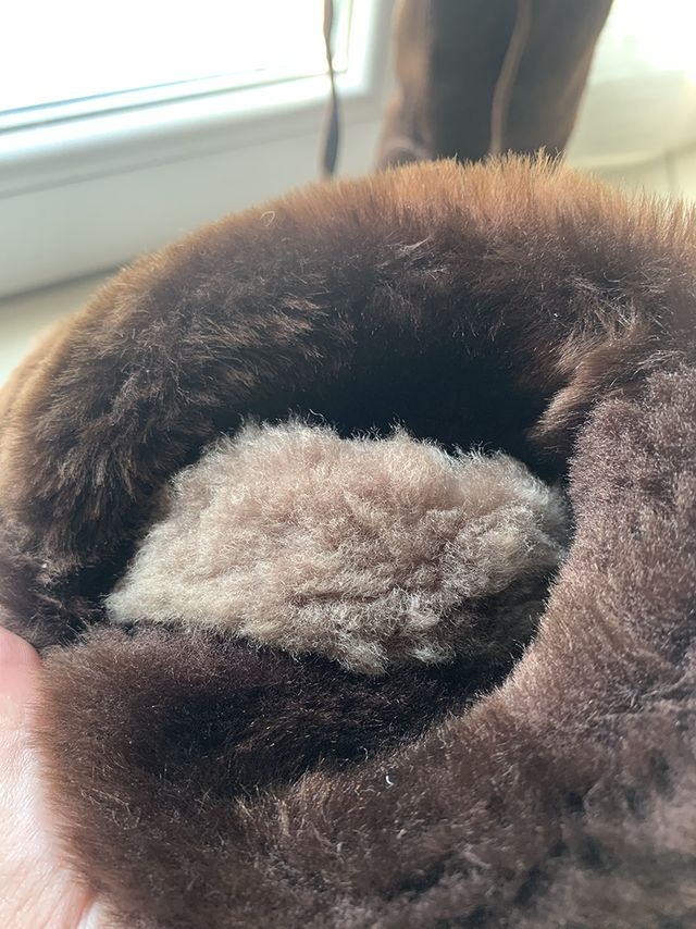 stivaletti camoscio, lapel, lana