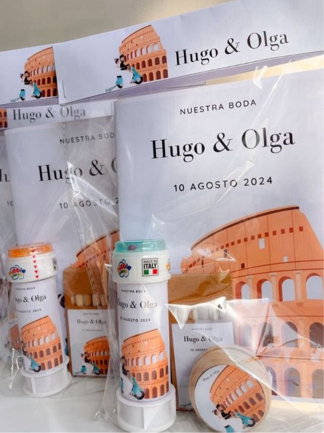 Detalles de boda niños