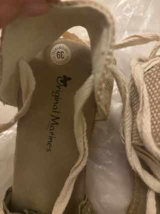 Scarpe in stoffa