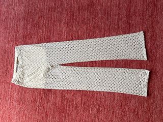 Pantalón encaje Mango