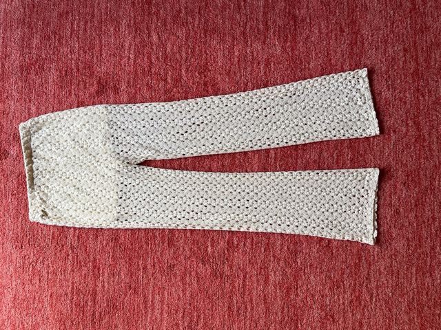 Pantalón encaje Mango