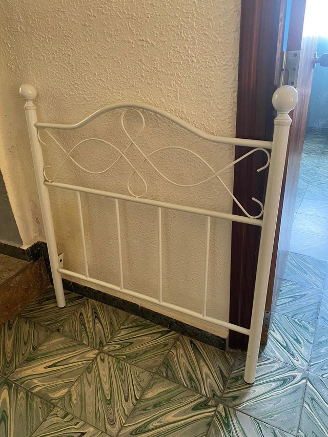 Cama forja blanca