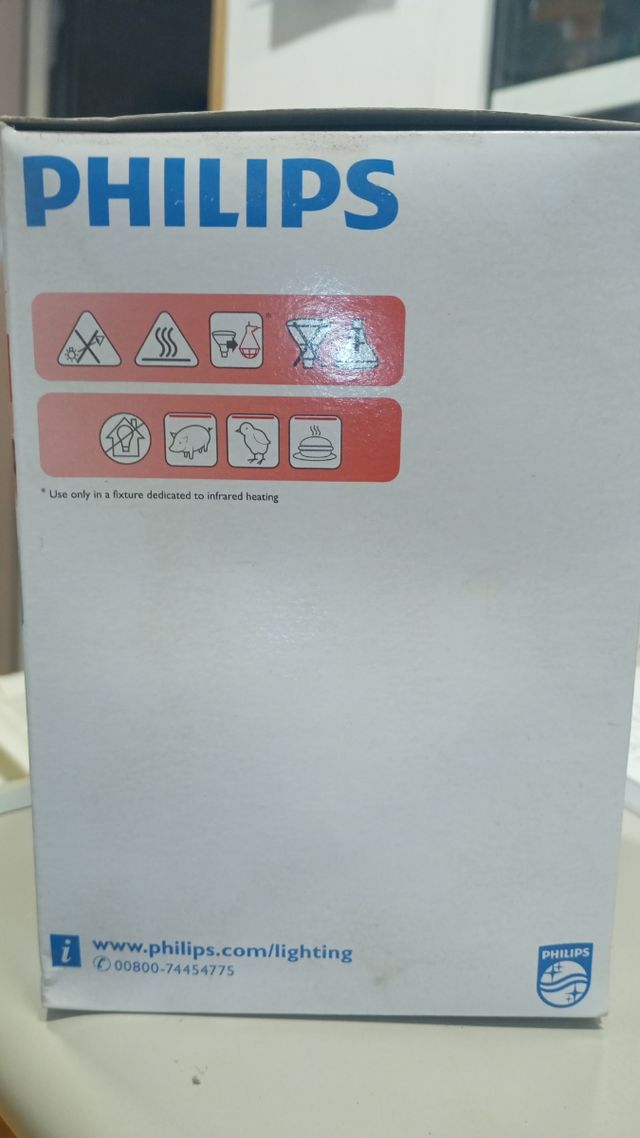 Bombilla lampara de calor