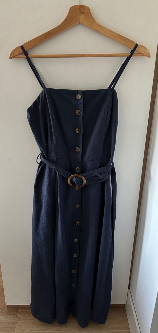 Vestido vaquero con cinturon 