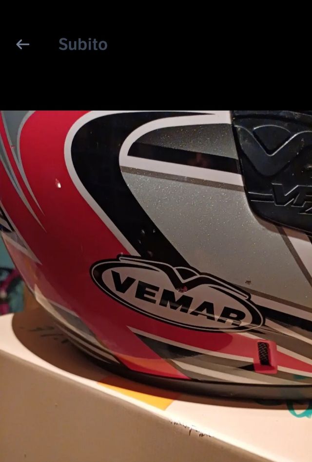 casco moto Vemar taglia 54