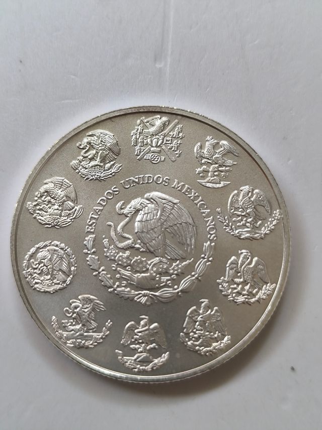 Onza plata libertad México 2008