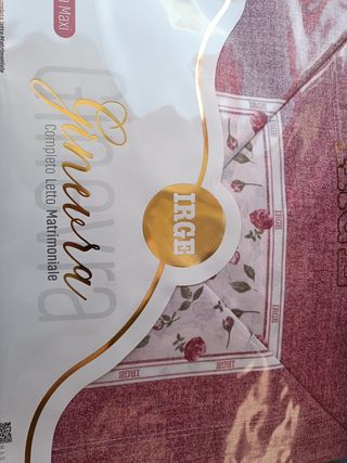 Lenzuola matrimoniali cotone Irge