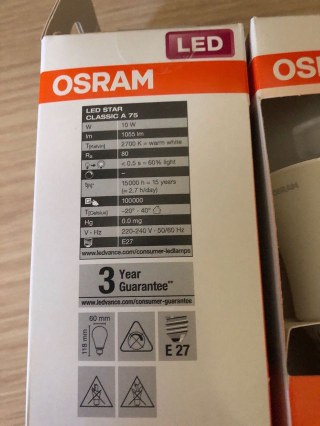 Bombilla LED OSRAM