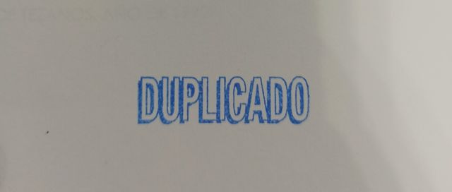 Sello oficina DUPLICADO.