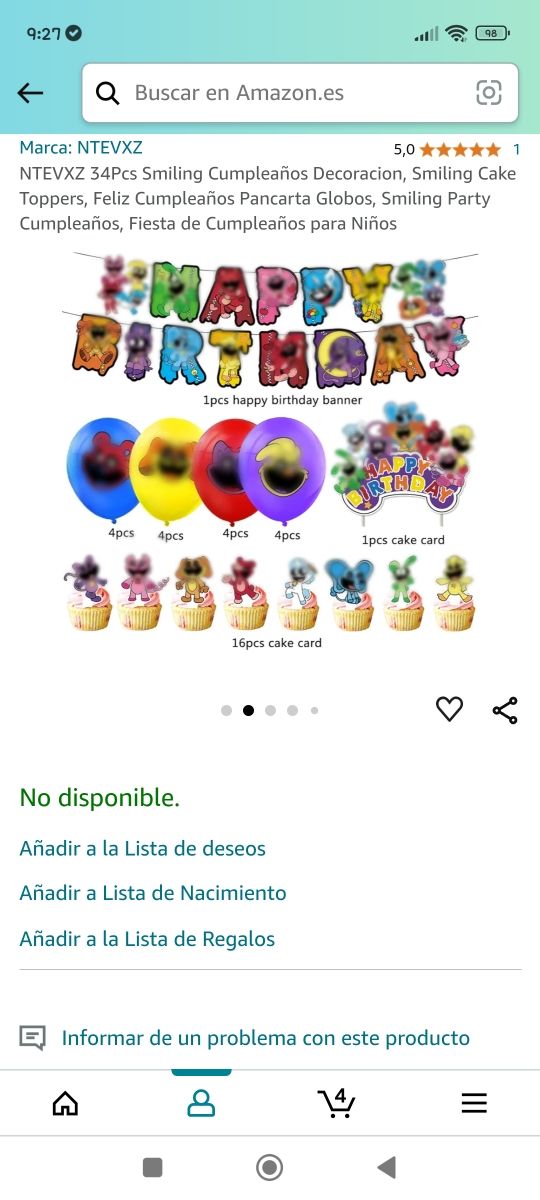 Smiling critters decoración cumpleaños 