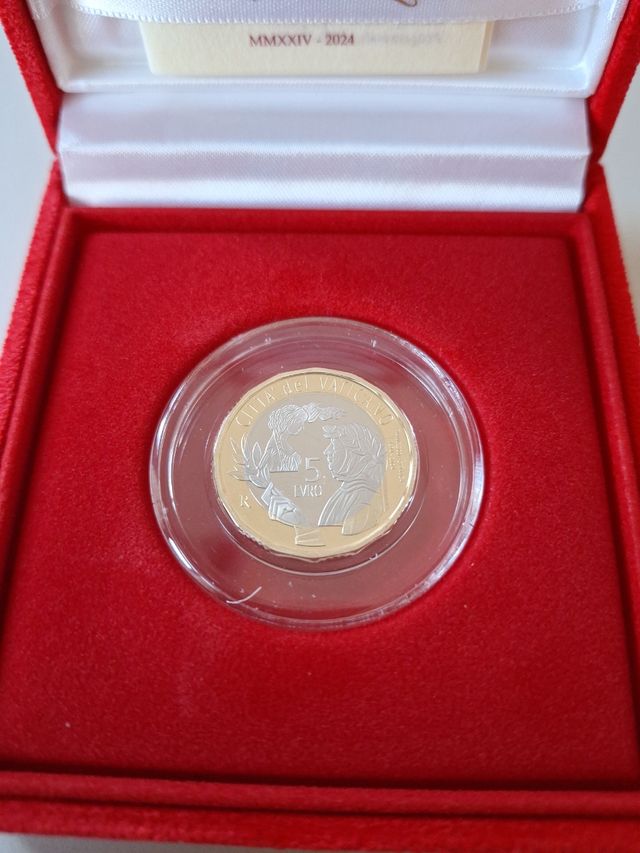 Vaticano: 5 Euro Bimetallica 2024