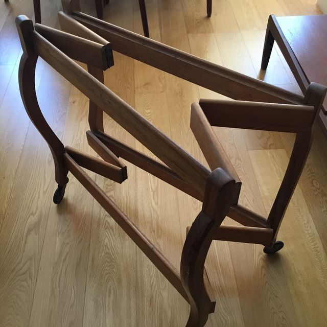 Camarera. Plegable. Roble. Inglesa. Art decó