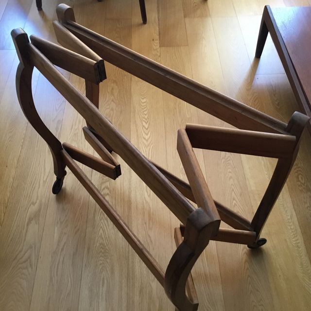 Camarera. Plegable. Roble. Inglesa. Art decó