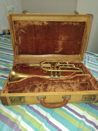 Trompeta Corneta king  master, epoca del jazz USA 