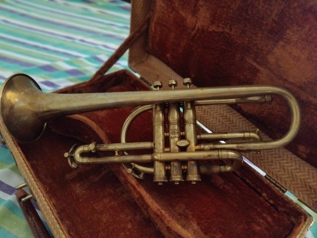 Trompeta Corneta king  master, epoca del jazz USA