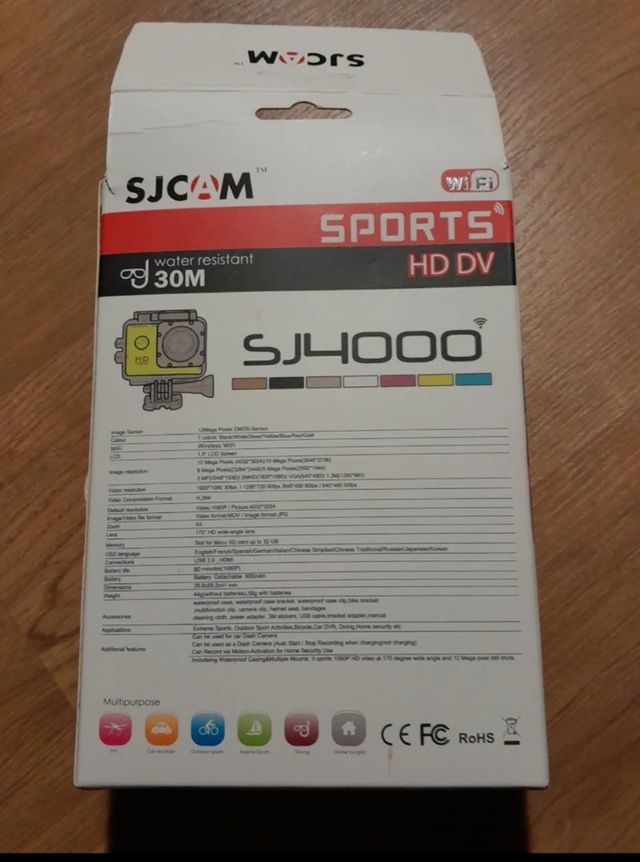 Cámara acuatica Sjcam SPORT