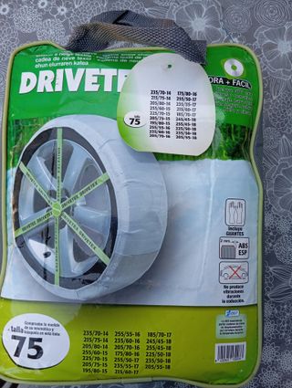 CADENAS TEXTI NIEVE DRIVETEX NUEVAS TALLA 75