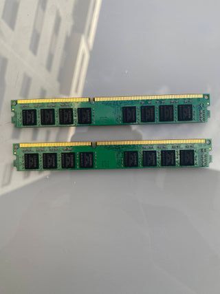 2 Módulos de memoria RAM 8GB DDR3 1333MHz