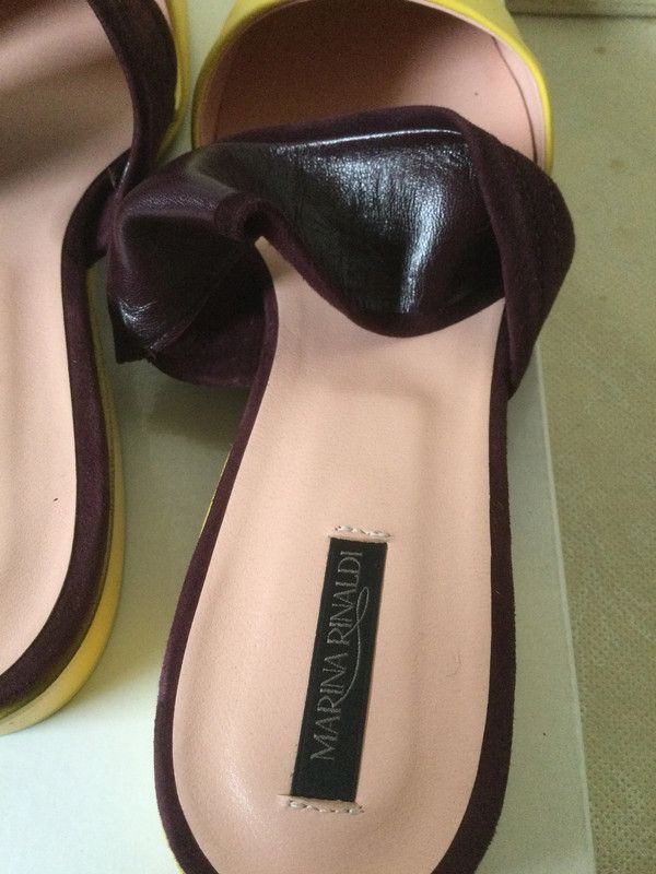 Sandali MARINA RINALDI Donna, giallo, IT 40 UK 7