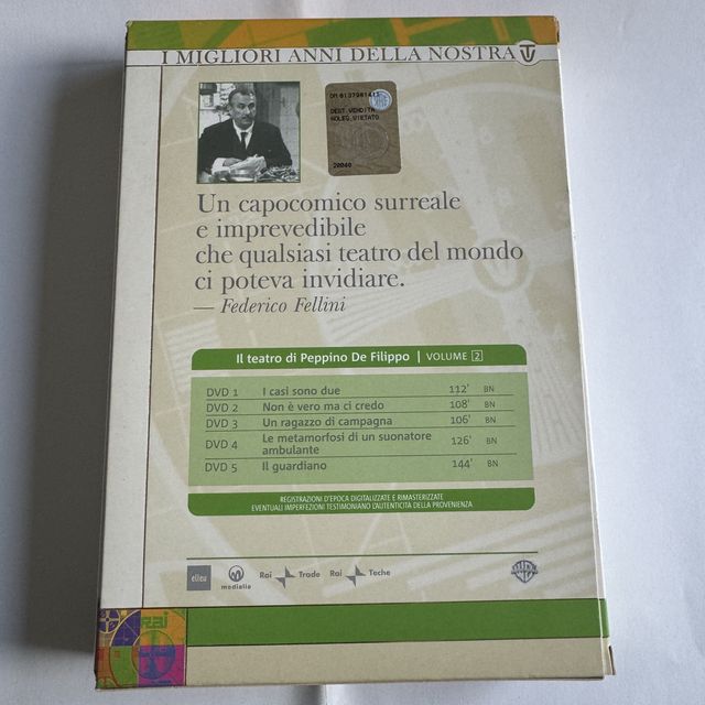 DVD Il teatro di Peppino de Filippo Vol. 2 Box
