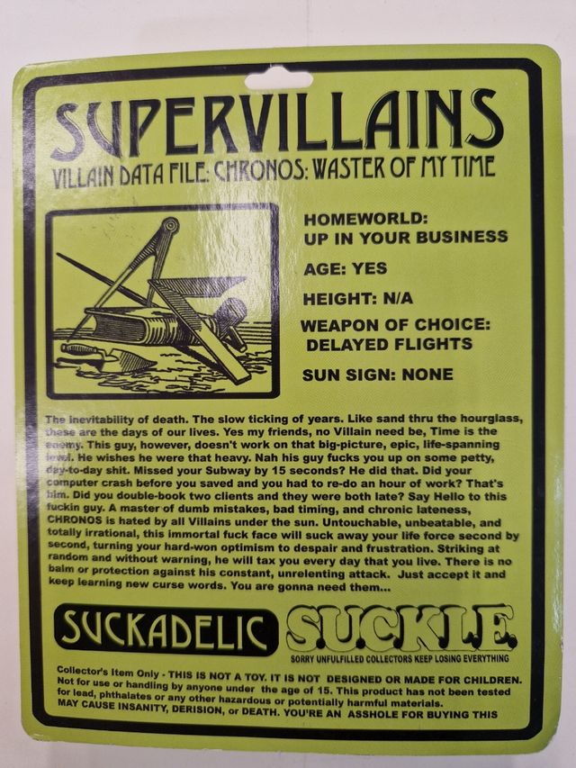 Suckadelic Chronos Time Wasters Infinity