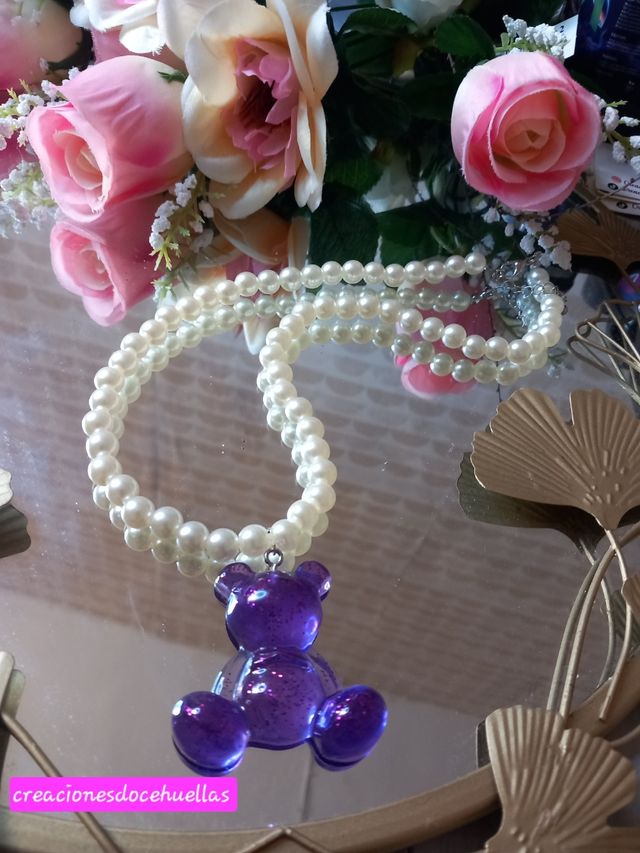 Collar de perlas oso (estilo Bimba y Lola)