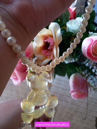 Collar de perlas oso (estilo Bimba y Lola)