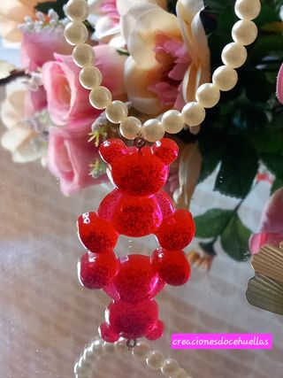 Collar de perlas oso (estilo Bimba y Lola)