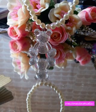 Collar de perlas oso (estilo Bimba y Lola)